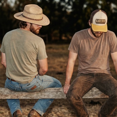 Kasket - Black River Summit Trucker (beige/brun/gul)