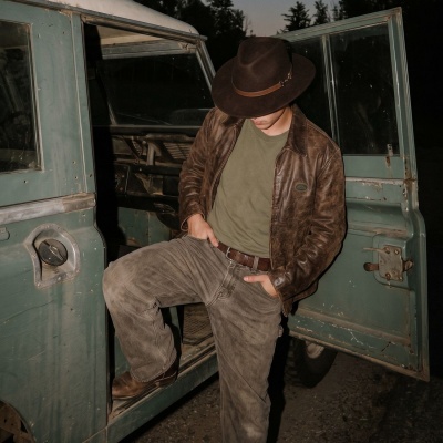 Hatte - Gårda Braga Wool felt Fedora (brun)