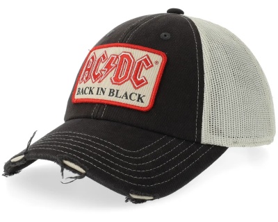 Kasket - American Needle ACDC Orville Trucker (hvid/sort)