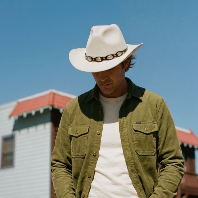 Hatte - Gårda Pueblo Cowboy (hvid)