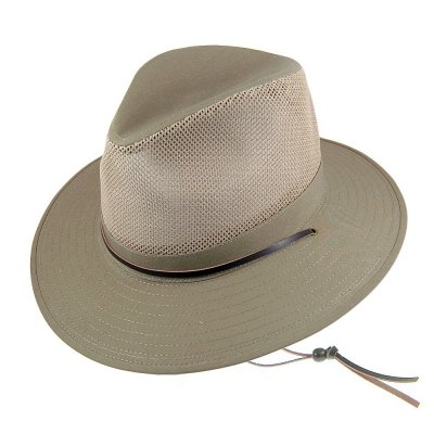 Hatte - Vented Aussie Hat (khaki)