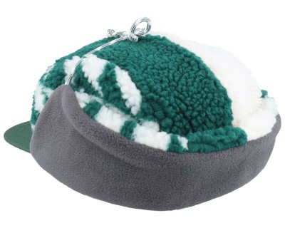 Kasket - John Deere Winter Cap (grøn/grå/hvid)
