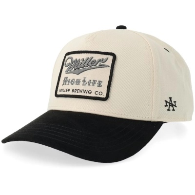 Kasket - American Needle Miller High Life Wrangler Cap (offwhite/sort)