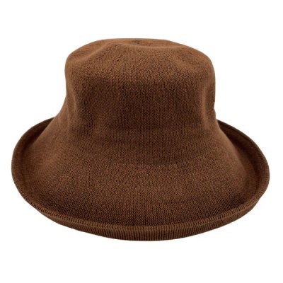 Hatte - Jacaru Knitted Bucket Hat (brun)