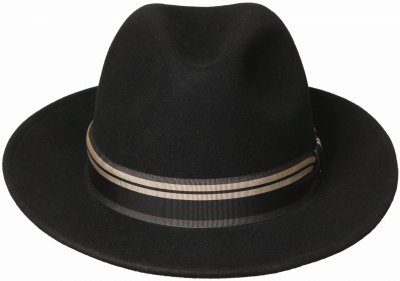 Hatte - Gårda Montefalco Fedora Wool Hat (sort)