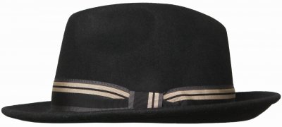 Hatte - Gårda Montefalco Fedora Wool Hat (sort)