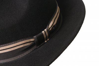 Hatte - Gårda Montefalco Fedora Wool Hat (sort)