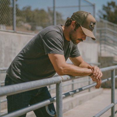 Kasket - Black River Wild West Trucker (grøn/creme)