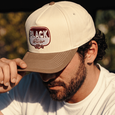 Kasket - Black River Charleston Cotton Snapback (off-white/kaki)