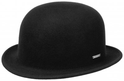 Hatte - Stetson Classic Unisex Bowler Wool Hat (sort)