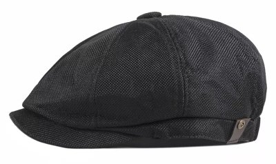 Sixpence / Flat cap - Gårda Granton Newsboy Cap (sort)