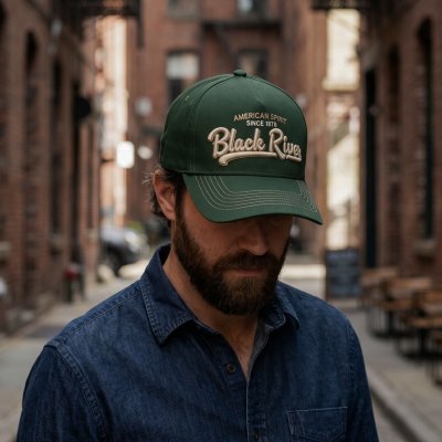 Kasket - Black River Classic Trucker (grøn)
