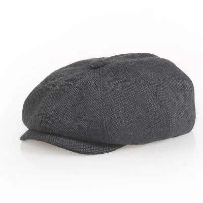Sixpence / Flat cap - Gårda Haxey Newsboy Cap (marineblå)