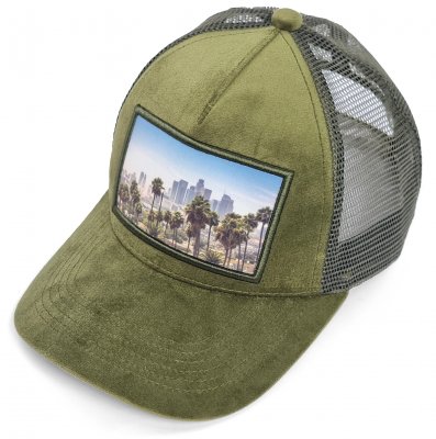 Caps - Gårda Velvet Trucker Los Angeles (grøn)