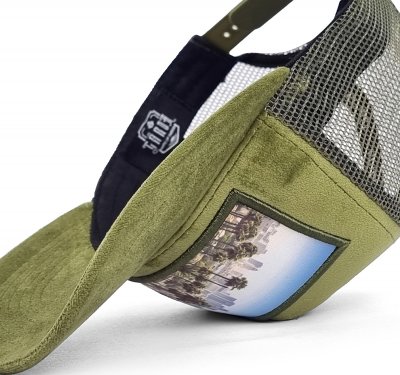 Caps - Gårda Velvet Trucker Los Angeles (grøn)