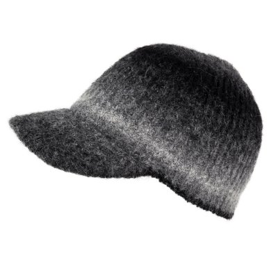 Beanies - Gårda Innsbruck Alpaca Mix Visor Beanie (sort)