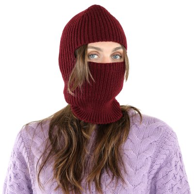 Balaclava - Gårda Seefeld Balaclava (bordeaux)