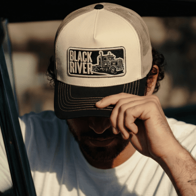 Kasket - Black River Hauler Trucker (creme/beige/sort)