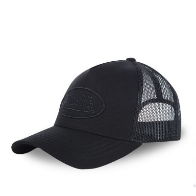Kasket - Von Dutch Oval Patch Trucker (sort)