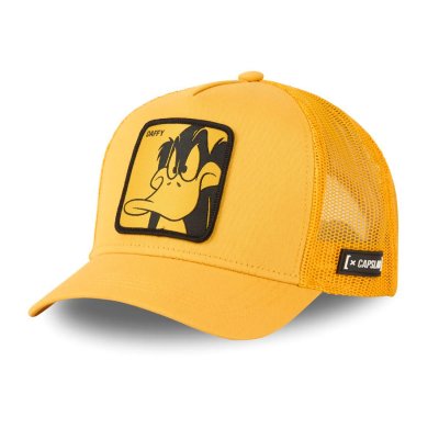 Kasket - Capslab Looney Tunes Daffy Duck DUF1 Trucker (gul)