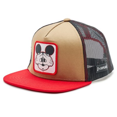 Cap - Capslab Disney Mickey Mouse (brun/rød/svart)