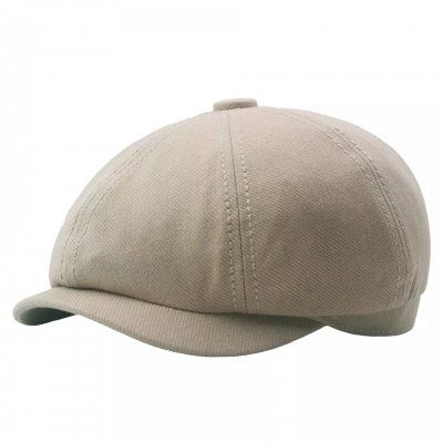 Sixpence / Flat cap - Gårda Carnew Newsboy Cap (beige)