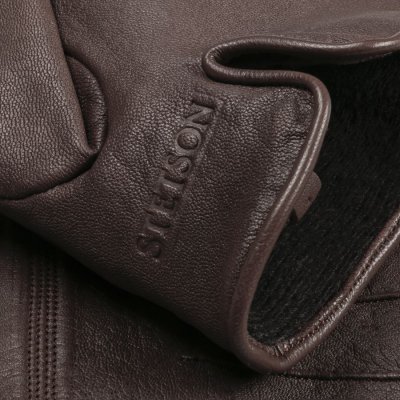 Handsker - Stetson Men's Goat Leather Gloves (brun)