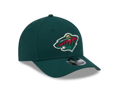 Kasket - New Era Minnesota Wild 9FORTY M-Crown (grøn)