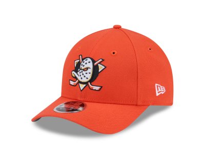 Kasket - New Era Anaheim Ducks 9FORTY M-Crown (orange)
