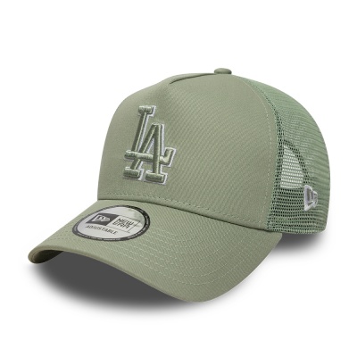 Kasket - New Era Los Angeles Dodgers 9FORTY E-Frame Trucker (pastelgrøn)