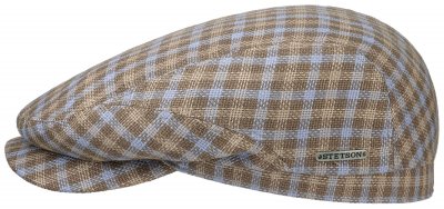 Sixpence / Flat cap - Stetson Driver Cap Linen/cotton
(beige-multi)