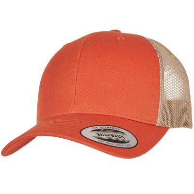Caps - Flexfit Trucker Cap (Orange/Khaki)