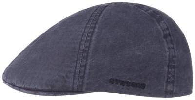 Gubbkeps / Flat cap - Stetson Dodson Organic Cotton (blå)