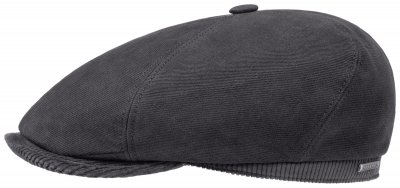 Sixpence / Flat cap - Stetson Soft Cotton/Cord Cap (grå)