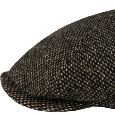 Sixpence / Flat cap - Stetson 6-Panel Cap Wool (sort)