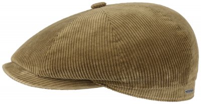 Sixpence / Flat cap - Stetson Hatteras Cord (beige)