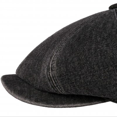 Sixpence / Flat cap - Stetson Hatteras Denim Garage Theme (sort)