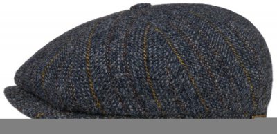 Sixpence / Flat cap - Stetson Hatteras Wool Herringbone (grå)
