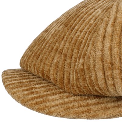 Sixpence / Flat cap - Stetson Hatteras Corduroy Jersey Newsboy Cap (beige)