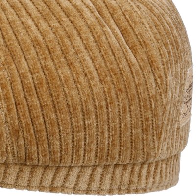Sixpence / Flat cap - Stetson Hatteras Corduroy Jersey Newsboy Cap (beige)
