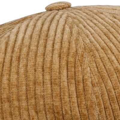 Sixpence / Flat cap - Stetson Hatteras Corduroy Jersey Newsboy Cap (beige)