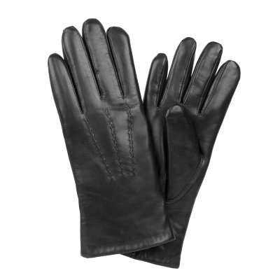 Handsker - HK Women's Hairsheep Leather Glove with Wool Pile Lining (Sort)
