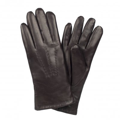 Handsker - HK Women's Hairsheep Leather Glove with Wool Pile Lining (Brun)