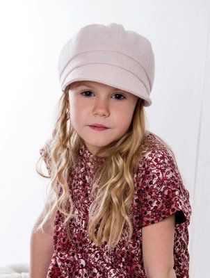 Caps - CTH Ericson Regina Jr. Herringbone (lyserød)