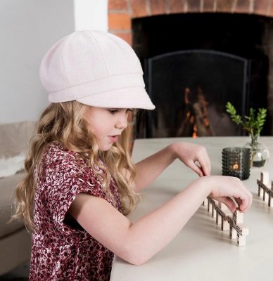 Caps - CTH Ericson Regina Jr. Herringbone (lyserød)