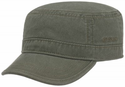 Sixpence / Flat cap - Stetson Army Cap Cotton (grå)
