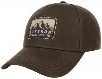Caps - Stetson Baseball Cap Waxed Cotton (brun)