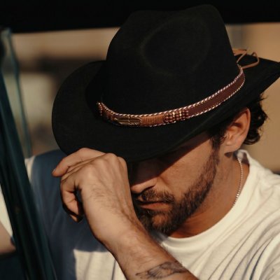 Hatte - Gårda Toquerville Crushable Wool felt Western hat (sort)
