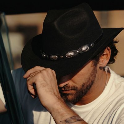 Hatte - Gårda Pueblo Cowboy (sort)