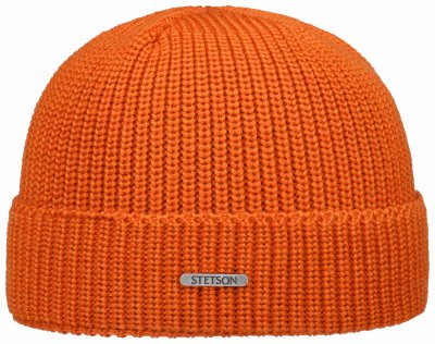 Beanies - Stetson Merino Wool Beanie (orange)